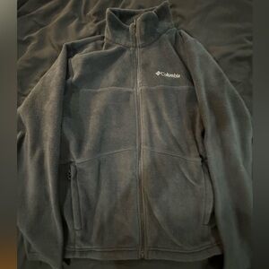 Columbia men black fleece